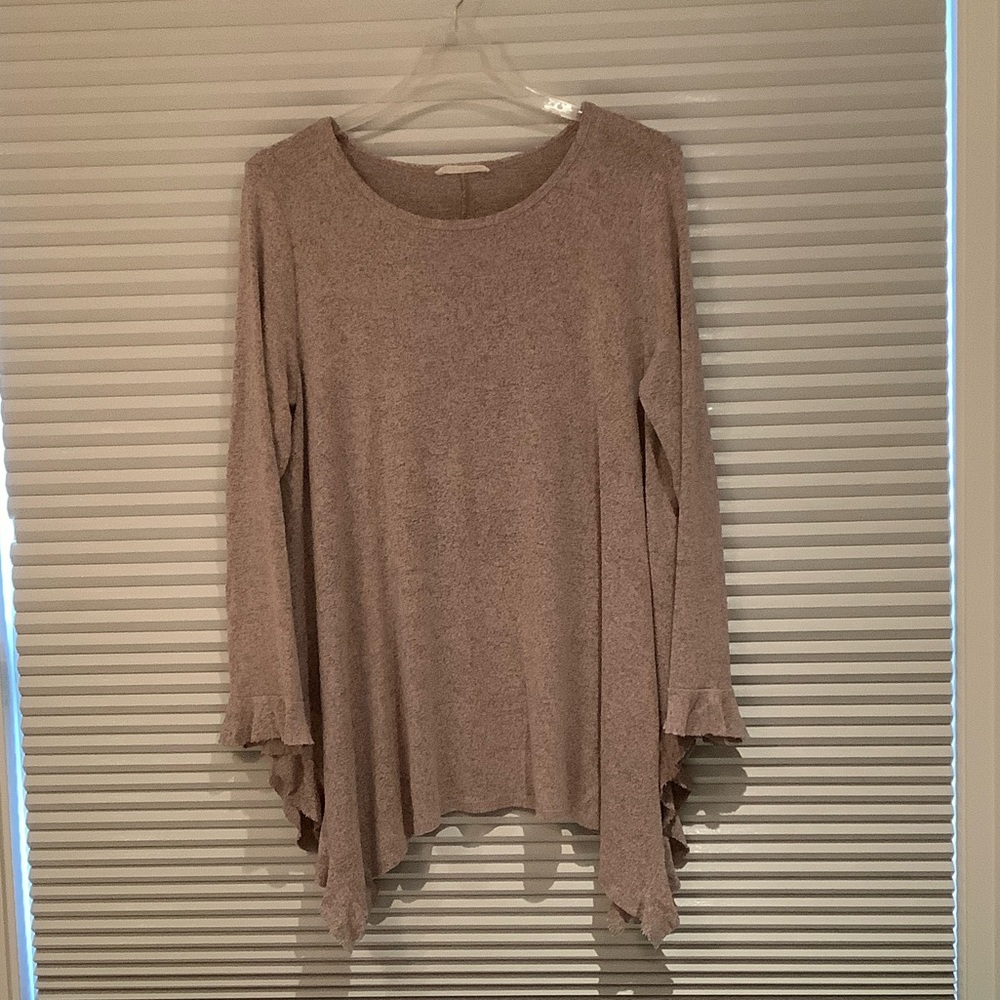 Love in Women's Tan Tunic Top
